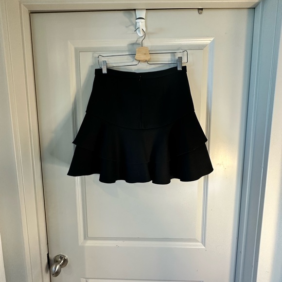 J. Crew Ruffle Layered Wool Blend Mini Skirt, size 0 - Picture 7 of 7